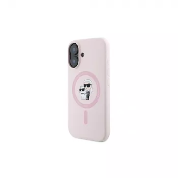Coque rigide en silicone Karl Lagerfeld pour iPhone 16 Plus 6,7