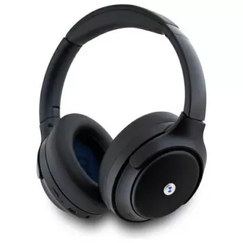 Casque Bluetooth supra-auriculaire BMW avec réduction active du bruit, noir, logos métal