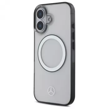 Coque rigide transparente Mercedes-Benz MEHMP16S23HUOKC pour iPhone 16 6,1