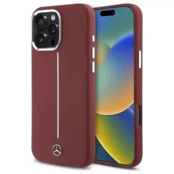 Coque silicone Mercedes-Benz pour iPhone 16 Pro Max 6,9