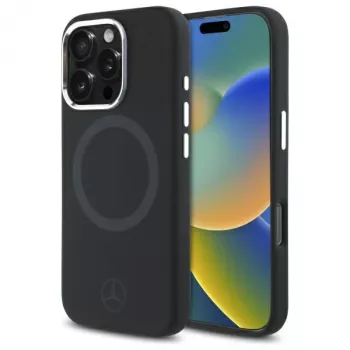 Coque rigide silicone Mercedes-Benz MEHMP16L23SUTTK pour iPhone 16 Pro 6,3