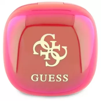 Écouteurs True Wireless Guess 4G Printed Logo avec boîtier de charge - fuchsia iridescent