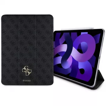 Guess GUFC13RM24PS4SGK Étui folio magnétique 4G Big Logo pour iPad Air 13 M2 2024 / M3 2025 / M4 2026 noir