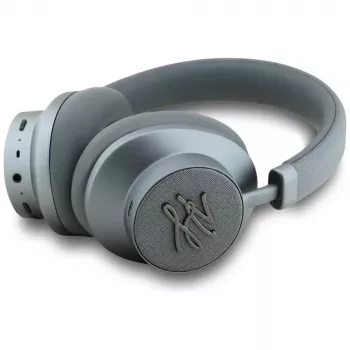Casque supra-auriculaire Bluetooth ANC Karl Lagerfeld Grained Initials gris