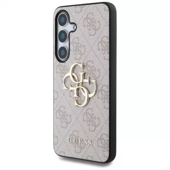 Coque Guess Big 4G Logo Classic Logo pour Samsung Galaxy S25+ (rose)