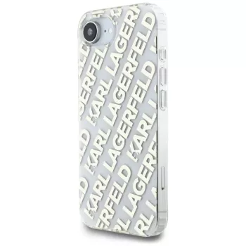 Coque Karl Lagerfeld IML Repeat Logo pour iPhone 16e / 17e or