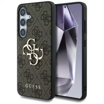 Coque Guess Big 4G Logo Classic Logo pour Samsung Galaxy S25+ (marron)