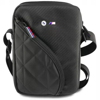 Étui pour smartphone BMW Carbon Pockets & Metal Logo 8 noir