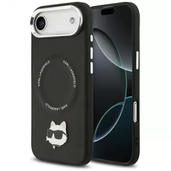 Coque MagSafe Choupette Pin KARL LAGERFELD pour Apple iPhone Air, noire