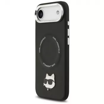 Coque MagSafe Choupette Pin KARL LAGERFELD pour Apple iPhone Air, noire