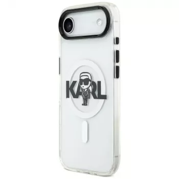 Coque MagSafe IML Karl Sketch Logo Karl Lagerfeld pour iPhone Air, transparente