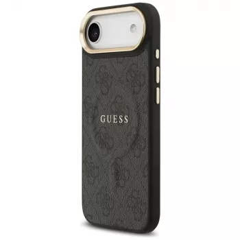 Coque MagSafe Guess 4G PU Classic Logo pour iPhone Air noir