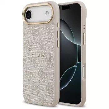 Coque MagSafe Guess 4G PU Classic Logo pour iPhone Air rose