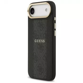 Coque MagSafe Guess 4G Stripe pour iPhone Air, noir