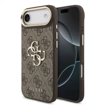 Coque Guess 4G Big 4G Classic Logo pour iPhone Air (marron/or)