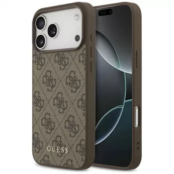 Coque arrière Guess 4G Classic pour Apple iPhone 17 Pro Max - marron