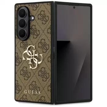 Coque Guess Big 4G Logo Classic pour Samsung Galaxy Z Fold7, marron