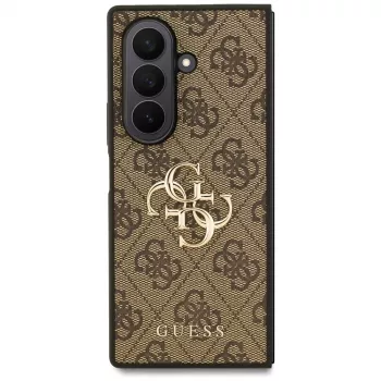 Coque Guess Big 4G Logo Classic pour Samsung Galaxy Z Fold7, marron