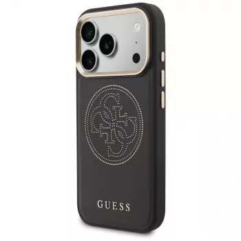 Coque MagSafe Guess Perforated 4G pour iPhone 17 Pro noire