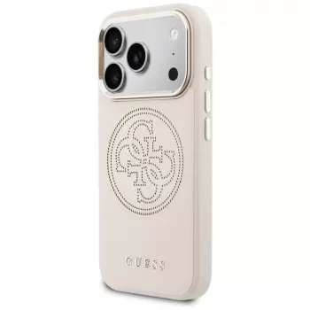 Coque MagSafe Guess Perforated 4G pour iPhone 17 Pro, rose