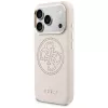 Coque MagSafe Guess Perforated 4G pour iPhone 15 Pro Max - rose