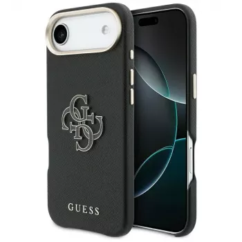 Coque Guess FW Resin Logo pour iPhone Air noire
