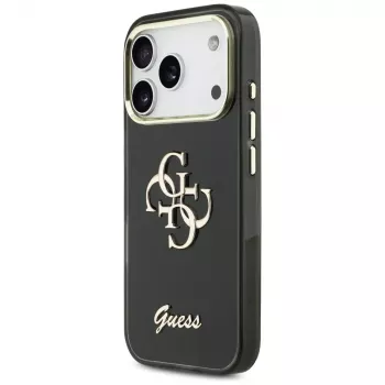 Coque Guess IML 4G Script Metal pour Apple iPhone 17 Pro noire