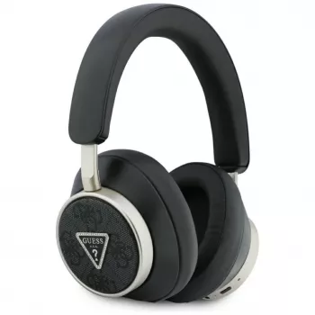 Guess 4G Triangle Logo Casque sans fil Bluetooth 5.4 avec ENC, noir