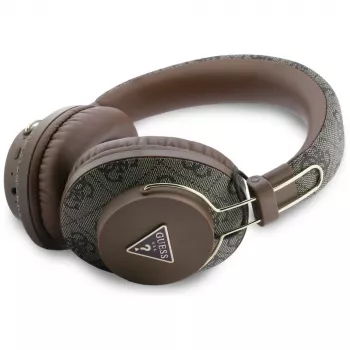 Guess Triangle Logo Casque Bluetooth ENC, marron
