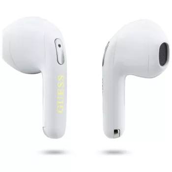 Écouteurs Bluetooth True Wireless Stereo Guess Gold Line Triangle avec boîtier de charge (rose)