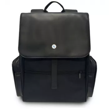 BMW Side Pockets Metal Logo Sac à dos pour ordinateur portable 15 inch, noir