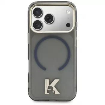 Karl Lagerfeld IML K Head Logo Coque MagSafe pour iPhone 17, noir