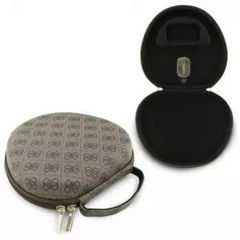 Étui pour casque Guess Carry Box marron