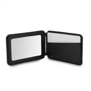 Portefeuille MagSafe Guess 4G Stand & Mirror avec miroir, noir