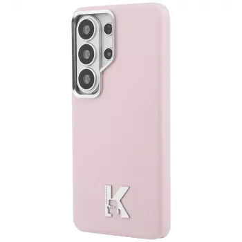 Coque MagSafe Karl Lagerfeld K Metal Logo pour Samsung Galaxy S26 Ultra rose
