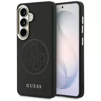 Coque MagSafe Guess Perforated Logo pour Samsung Galaxy S26 - noire