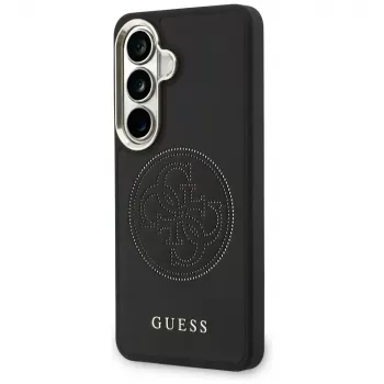 Coque MagSafe Guess Perforated Logo pour Samsung Galaxy S26 - noire
