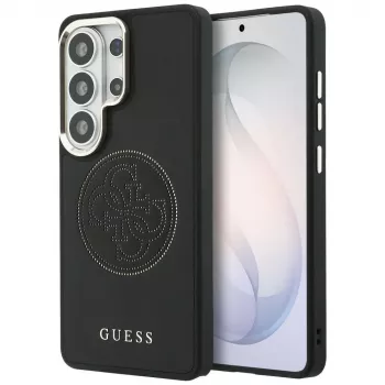 Coque MagSafe Guess Perforated Logo pour Samsung Galaxy S26 Ultra (noire)