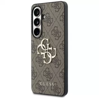 Coque Guess 4G Big Metal Logo pour Samsung Galaxy S26 (marron)