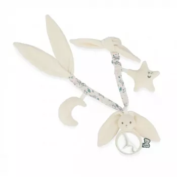 Chaîne d'activités de poussette Kaloo Lapinoo lapin crème