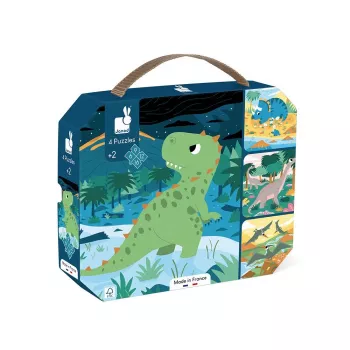 Janod Progressives Puzzle Dinosaures J02541