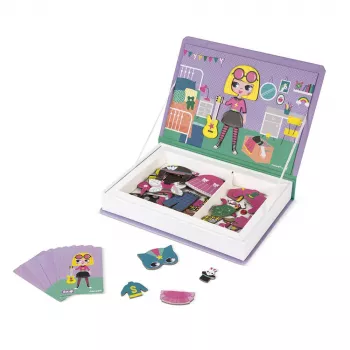 Janod Magnetibook Costumes fille
