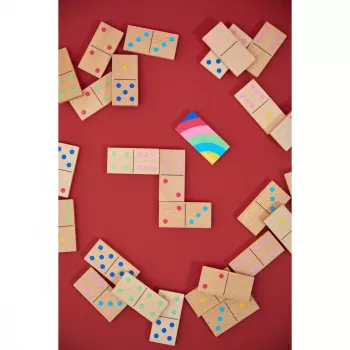 Janod Pure Domino jeu en bois 3+