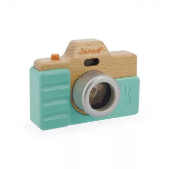 Janod Appareil photo en bois avec son et flash