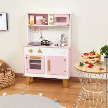Janod Candy Chic grande cuisine en bois avec son