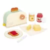 Janod set de petit-déjeuner en bois avec grille-pain et 12 accessoires Shiny Grandma 3+