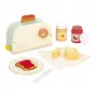 Janod set de petit-déjeuner en bois avec grille-pain et 12 accessoires Shiny Grandma 3+