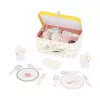 Janod ensemble de jeu pique-nique en valise avec accessoires 24 pièces Shiny Grandma 3 ans et plus