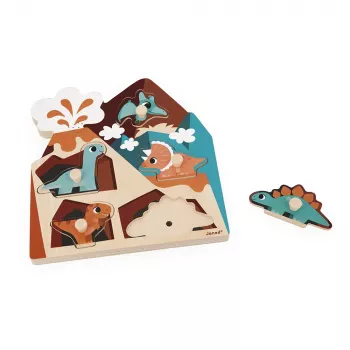 Puzzle musical Janod Dinosaures 18 m+