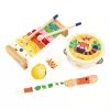 Ensemble de jouets musicaux Janod Gioia – 5 instruments, en bois, couleurs pastel, 18 m+